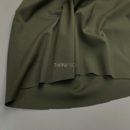 Трикотаж джерси, арт. D2037-23 цвет хаки