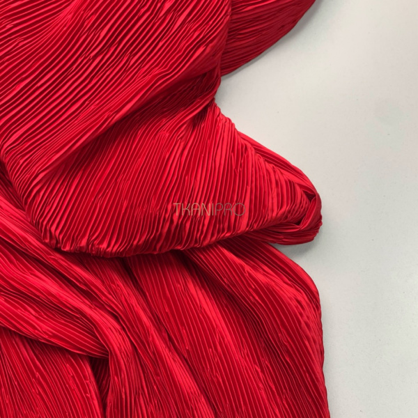 Плиссе жатка, арт. PLS1904-17 цвет красный