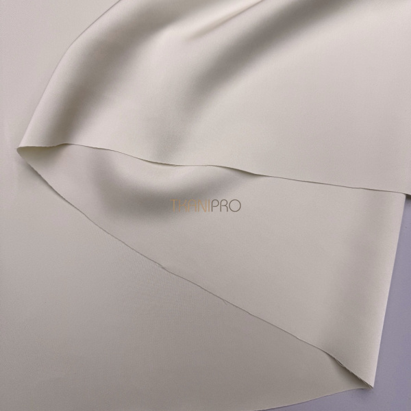 Сатин двухсторонний цвет кремовый, арт. SK3105-2