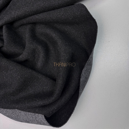 Трикотаж с шерстью цвет черный, арт. WD7001-9