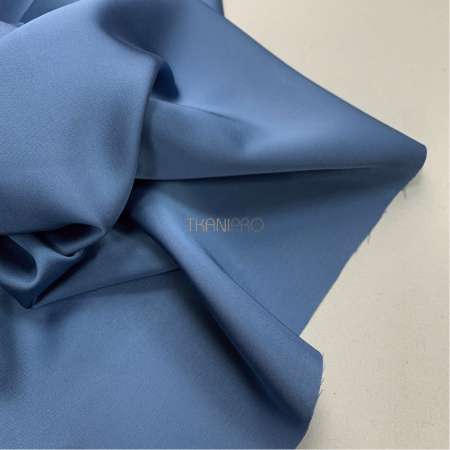 Сатин вискоза, арт. SK2002-10 цвет голубой