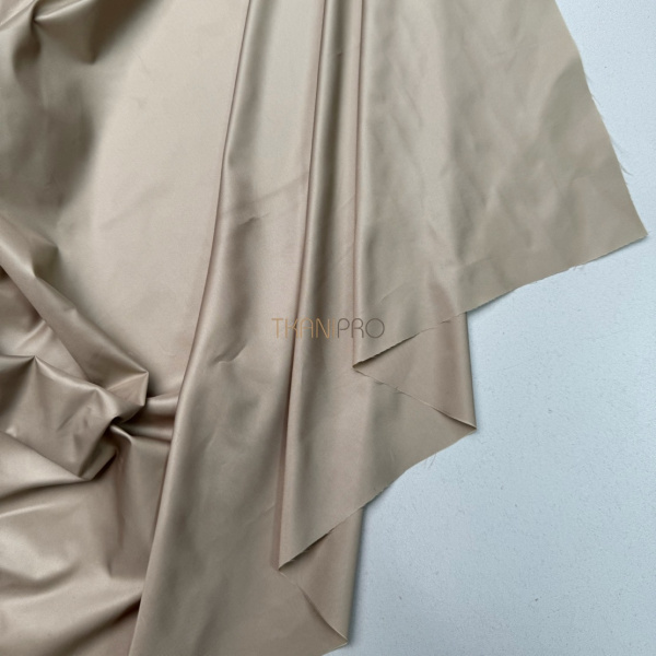 Ткань плащевая тонкая цвет бежевый, арт. PL2291-16