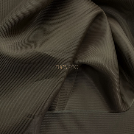 Ткань подкладочная вискоза диагональ, арт. IP5001-12 цвет коричневый