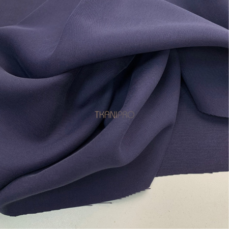 Ткань вискоза костюмная цвет темно-синий, арт. BK1043-10