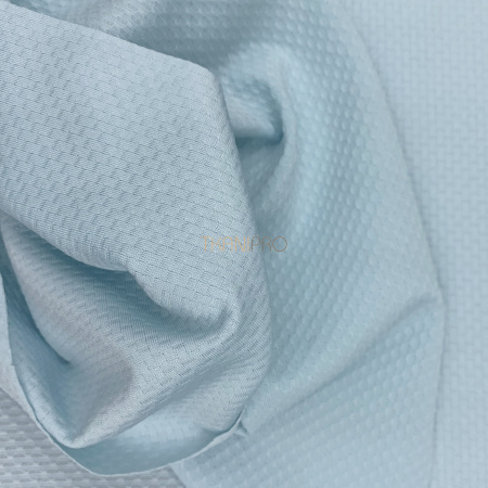 Трикотаж стрейч фактурный, арт. DA1269-3 цвет голубой