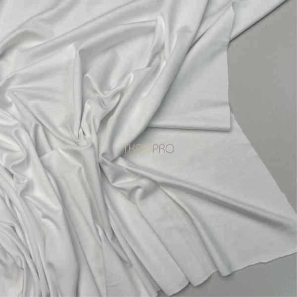 Трикотаж стрейч вискоза цвет молочный, арт. MD2129-2