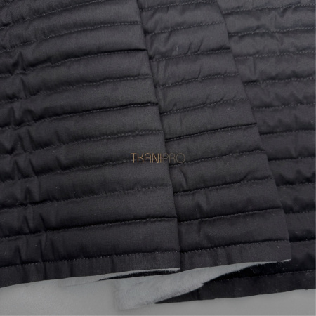 Стеганый хлопок черный, арт. TCS2135-42