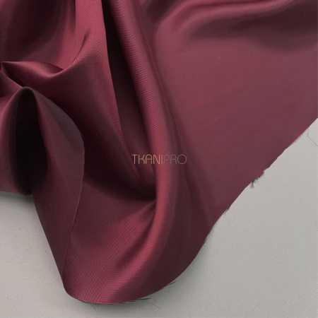 Подкладочная ткань жаккард цвет бордовый, арт. IP2116-5