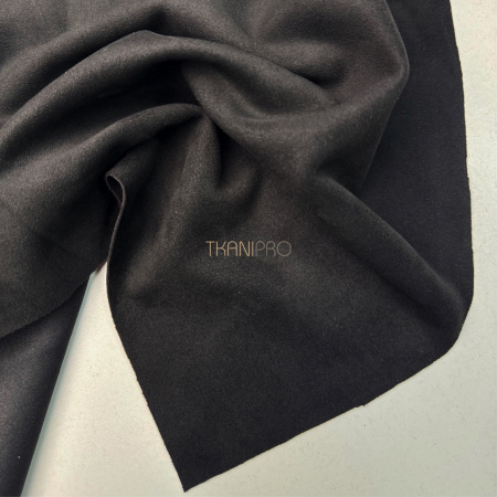 Замша на скубе черный, арт. M1346-3