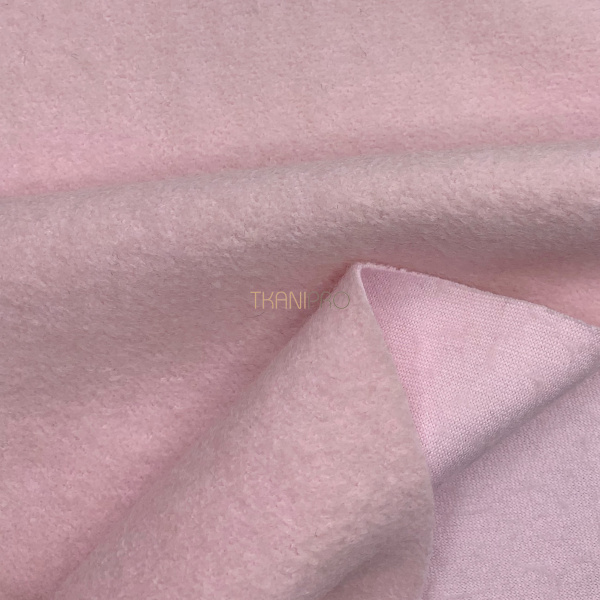 Пальтовый лоден с шерстью, арт. W2008-1 цвет розовый