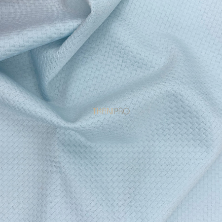 Трикотаж стрейч фактурный, арт. DA1269-3 цвет голубой