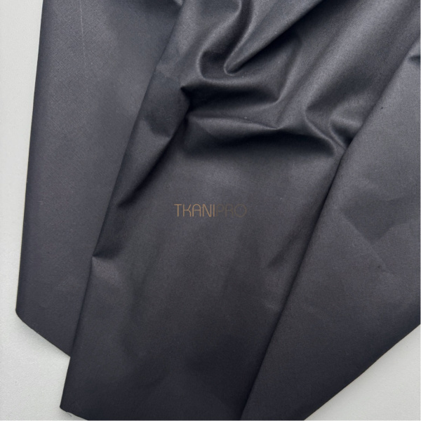 Ткань хлопок плотный цвет черный, арт. C1946-1