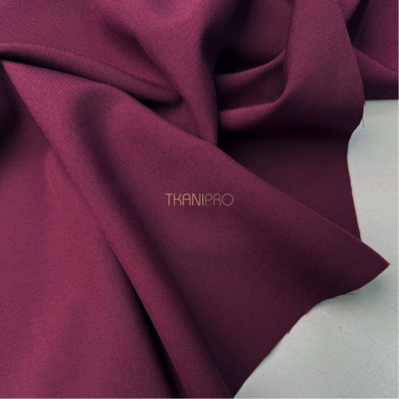 Костюмная ткань с вискозой цвет винный, арт. K1948-3