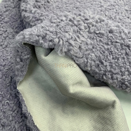 Пальтовый мех барашек, арт. WF3030-4 цвет джинсовый