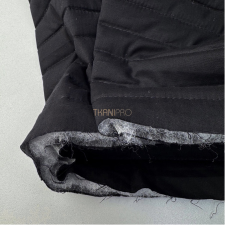 Стеганый хлопок черный, арт. TCS2036-2