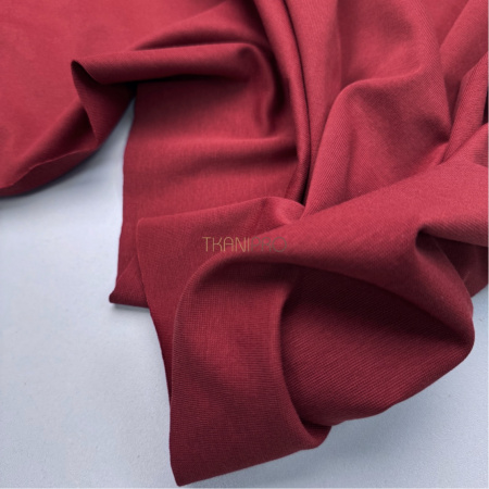 Трикотаж рибана цвет бордовый, арт. DB5014-5