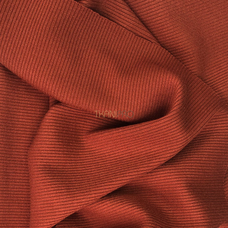 Трикотаж Кашкорсе с вискозой, арт. DW1962-21 цвет терракотовый