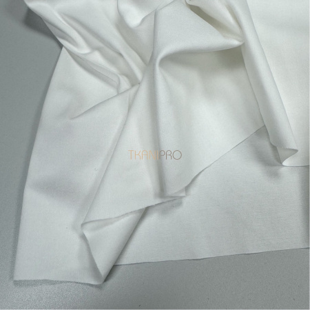 Костюмный хлопок стрейч, арт. TK2047-1 цвет белый