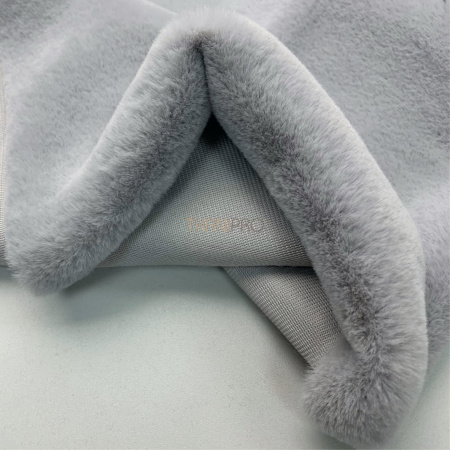 Искусственный мех кролик, арт. OM1922-14 цвет серый