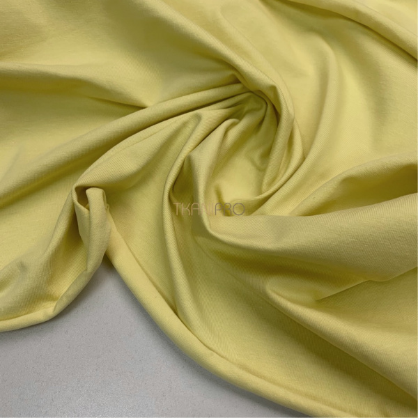 Трикотаж кулирная гладь, арт. DK3551-23 цвет желтый