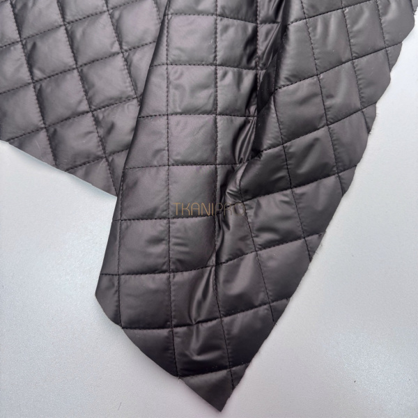 Стеганая ткань на синтепоне цвет тауп коричневый, арт. PS2297-26