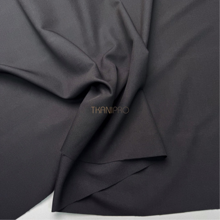 Костюмная ткань с вискозой черная, арт. K1956-1