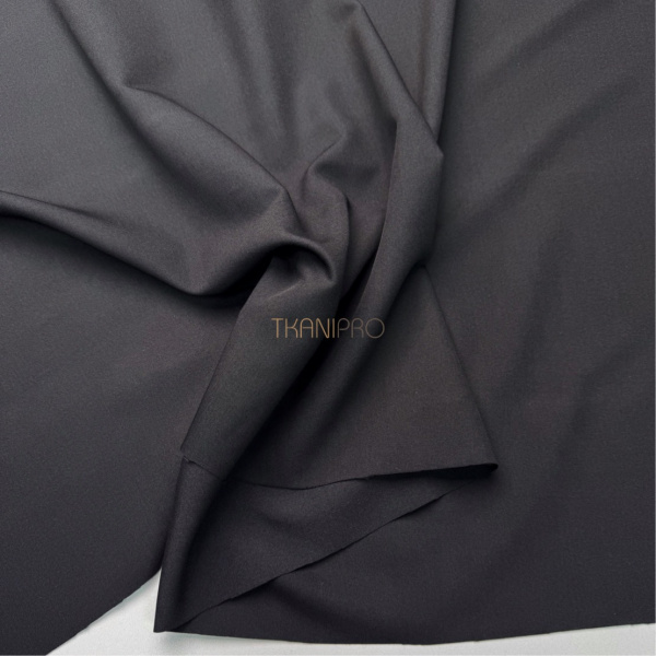 Костюмная ткань с вискозой черная, арт. K1956-1
