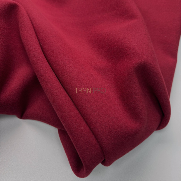 Пальтовая ткань двухсторонняя, арт. KC15D-3 цвет кирпичный и серый меланж