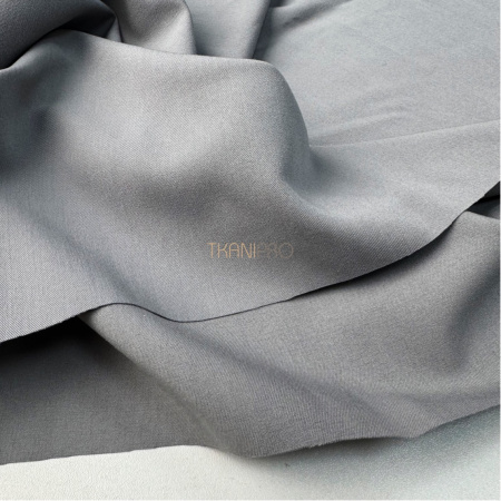 Костюмная ткань с вискозой серая, арт. K1945-18