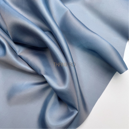 Подкладочная ткань жаккард цвет голубой джинсовый, арт. IP2111-3