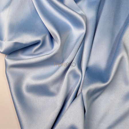 Атлас плотный цвет голубой, арт. A2098-15