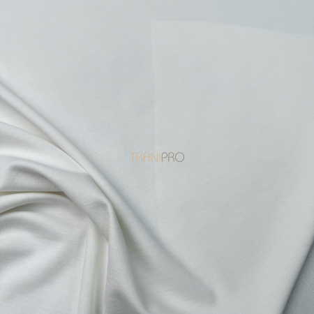 Трикотаж джерси вискоза стрейч цвет белый, арт. DN3103-1