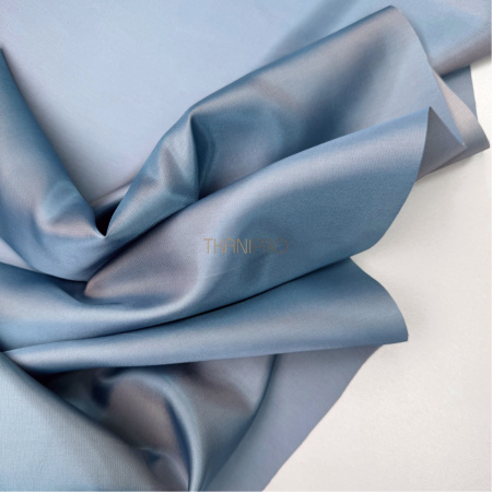 Подкладочная ткань жаккард цвет голубой джинсовый, арт. IP2111-3