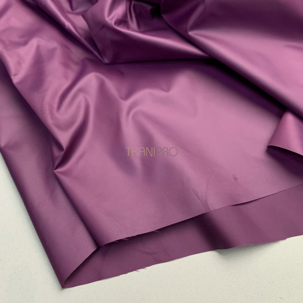 Ткань плащевая дюспо матовая, арт. PL2287-48 цвет фиолетовый сливовый