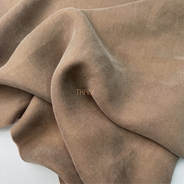 Вискоза софт крэш цвет коричневый, арт. KM3025-9
