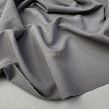 Костюмная ткань с вискозой серая, арт. K1945-18