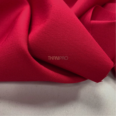 Костюмная ткань с вискозой красная, арт. K1938-27