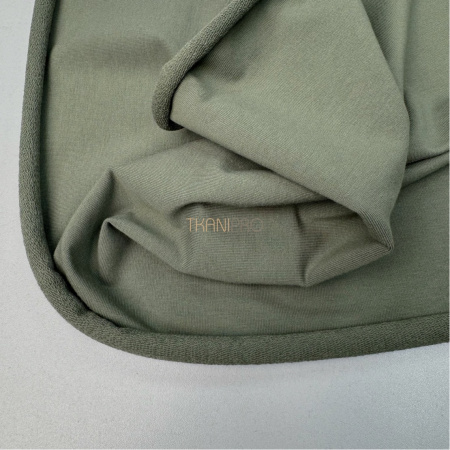 Футер 2 нитка петля, арт. DF3710-11 цвет хаки