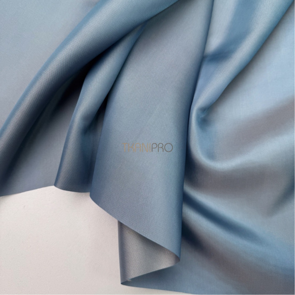 Подкладочная ткань жаккард цвет голубой джинсовый, арт. IP2111-3