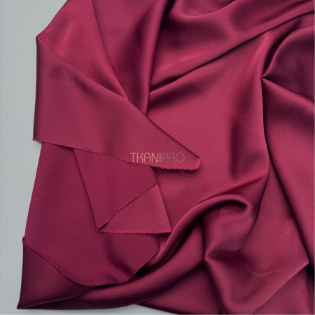 Шелк искусственный цвет бордовый, арт. S2132-63