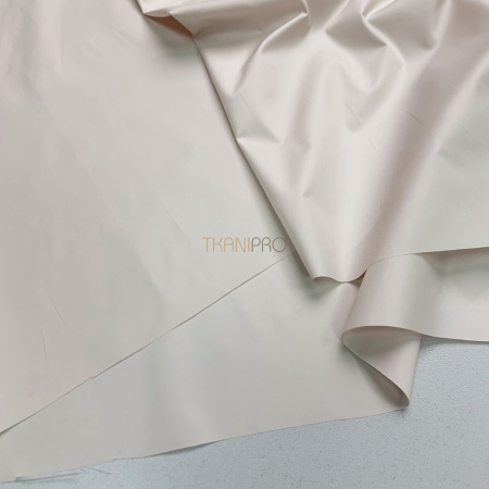 Ткань плащевая дюспо, арт. PL2120-39 цвет бежевый кремовый