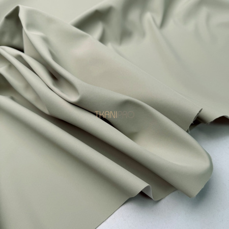 Плащевая ткань пич бондинг, арт. PL3232-158 цвет оливковый