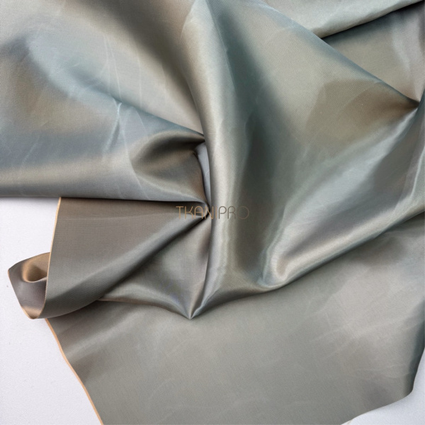 Подкладочная ткань жаккард цвет хаки шалфейный, арт. IP2108-21