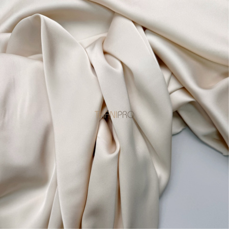 Шелк искусственный цвет экрю, арт. S2147-4