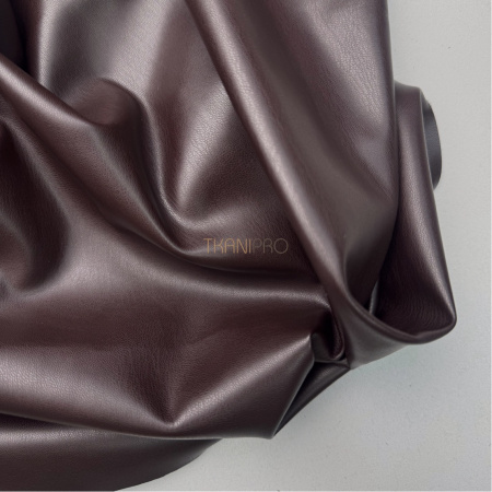 Искусственная кожа на замше цвет коричневый, арт. OW1942-2