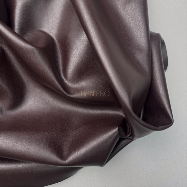 Искусственная кожа на замше цвет коричневый, арт. OW1942-2