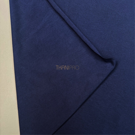 Трикотаж кулирная гладь цвет темный синий, арт. DK3555-10