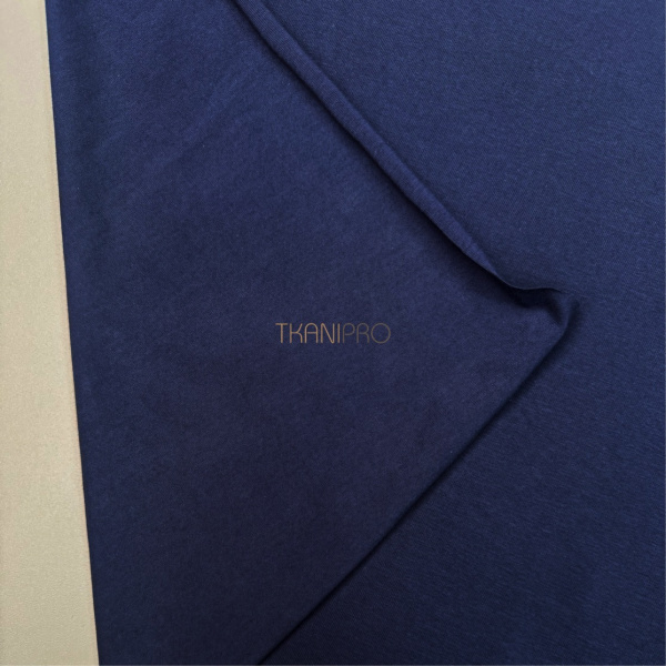 Трикотаж кулирная гладь цвет темный синий, арт. DK3555-10