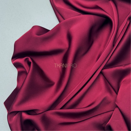 Шелк искусственный цвет бордовый, арт. S2132-63