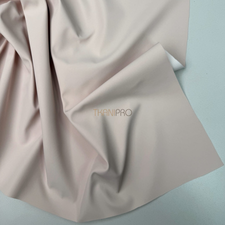 Плащевая ткань пич бондинг цвет пудра, арт. PL3232-116